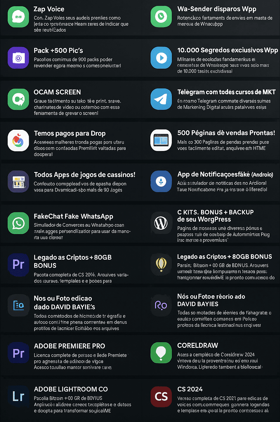 Pacote de Ferramentas